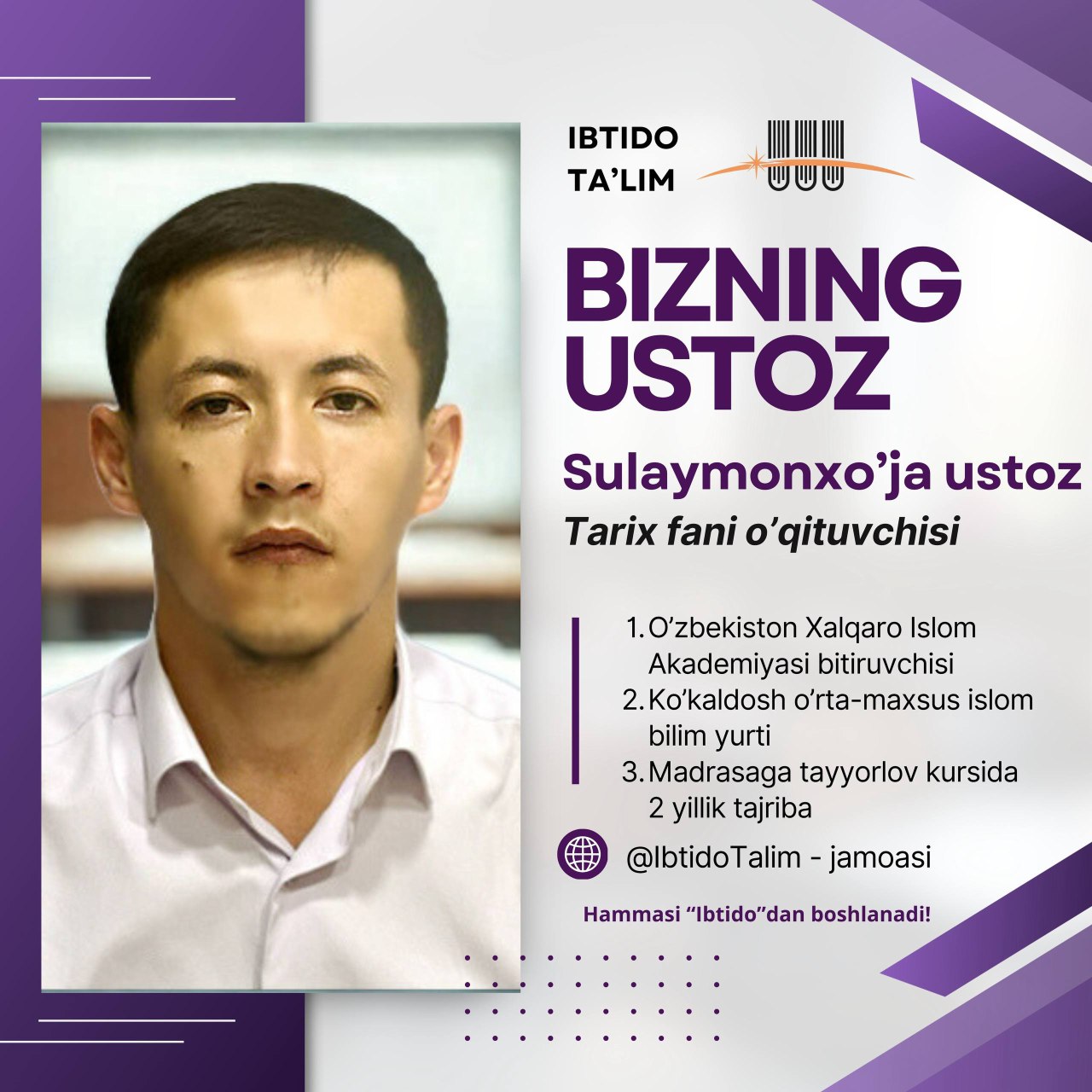 Sulaymonxo'ja ustoz